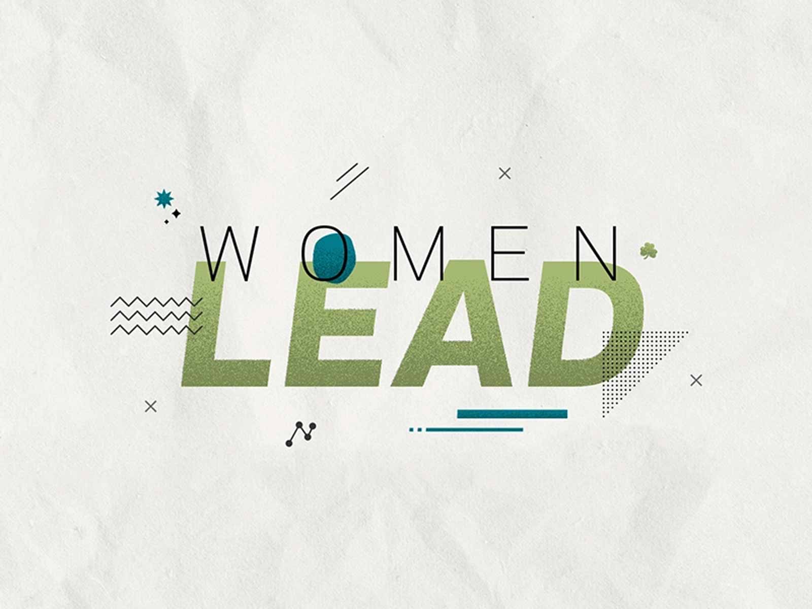 A stylized Women Lead wordmark.